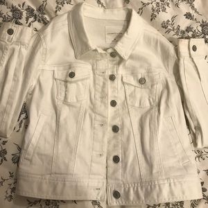 White denim jacket